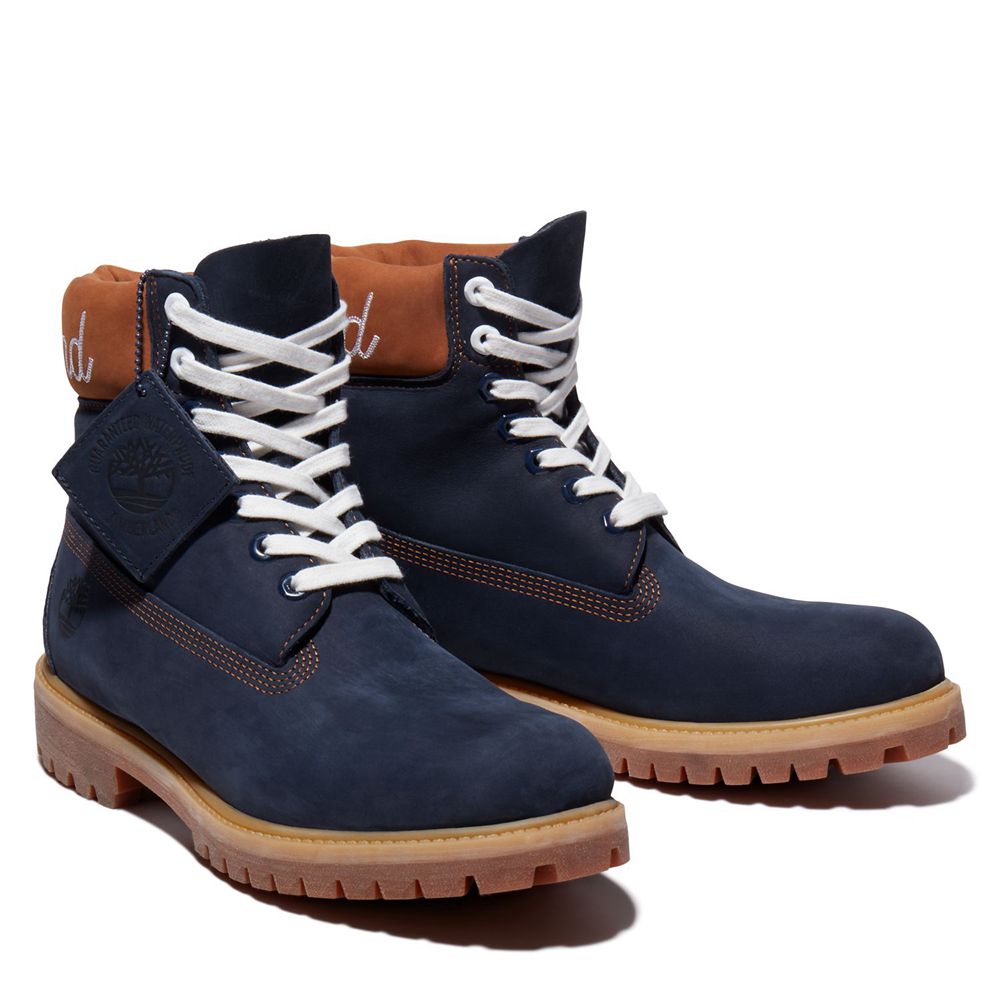 Bocanci 6-Inch Timberland Barbati Bleumarin - Premium Waterproof - Romania - MJIVSD913